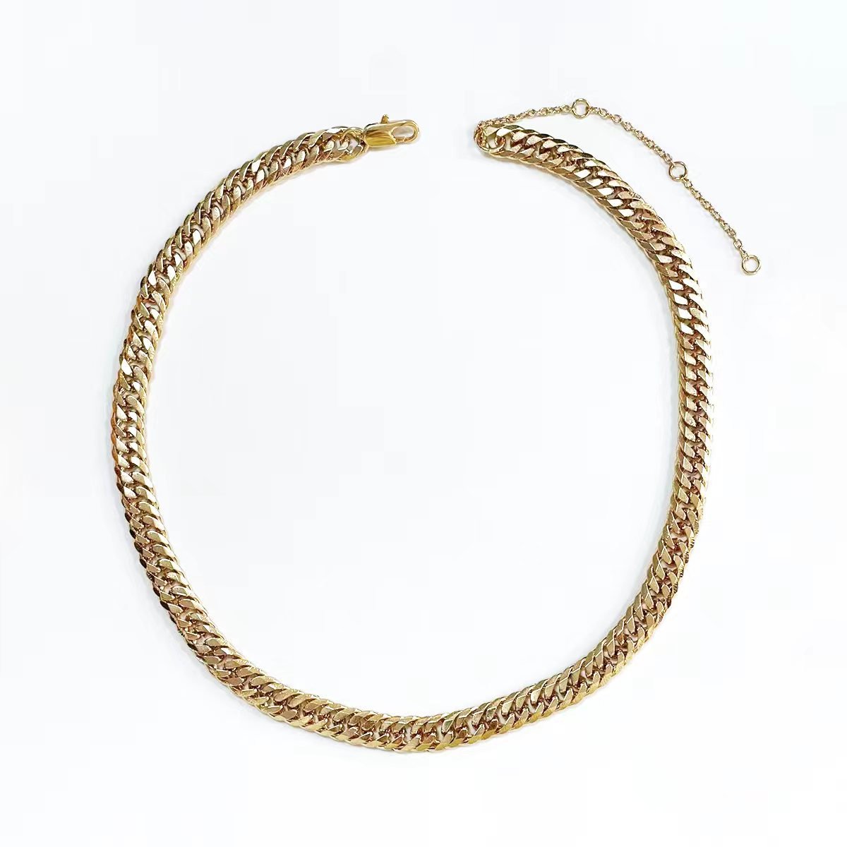 5mm Cuban Chain Men's Necklace Shiny 18 Inch