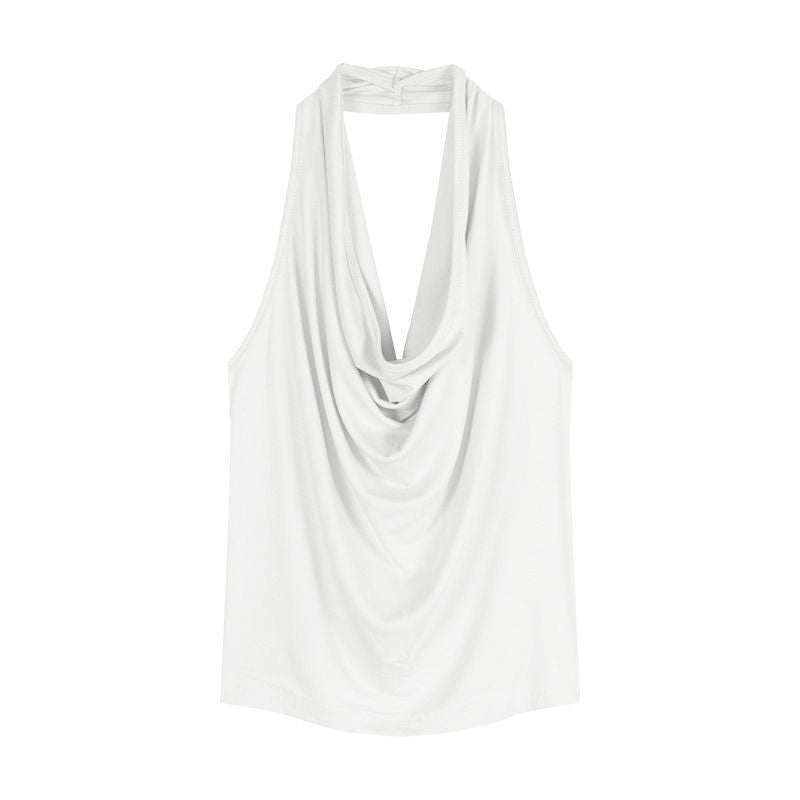 Fashion Korean Style Pure Desire Style Halter Sleeveless Vest For Women