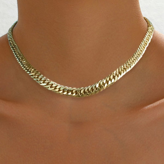 5mm Cuban Chain Men's Necklace Shiny 18 Inch