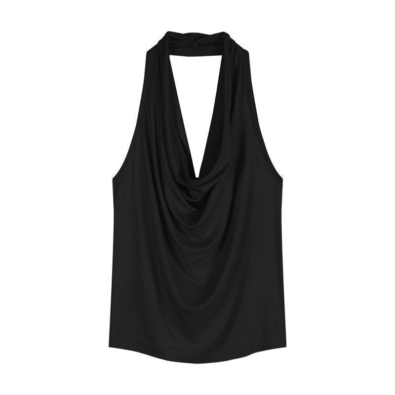 Fashion Korean Style Pure Desire Style Halter Sleeveless Vest For Women